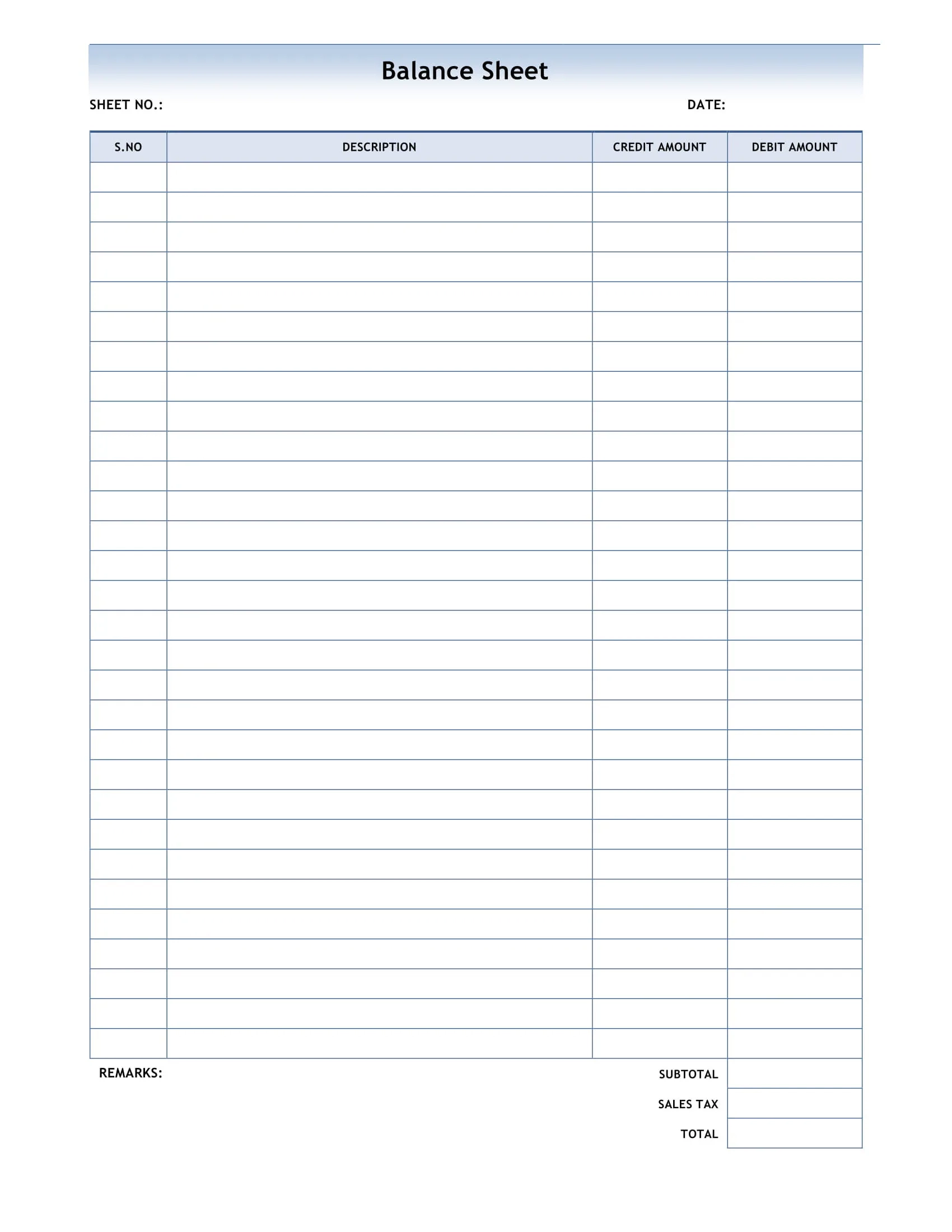 Printable Balance Sheet ledger Sheet Small Business Accounting Form PDF Digital Download trial Balance printable bookkeeping entrepreneur Etsy