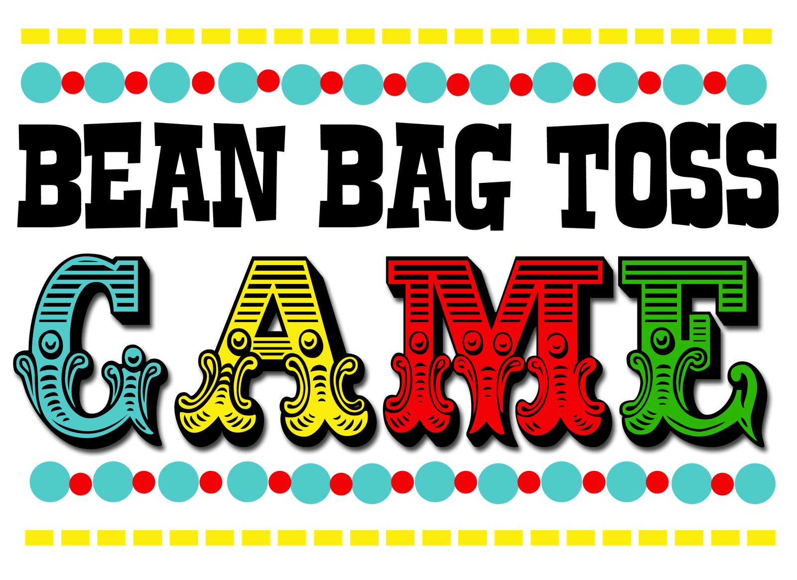 Printable Carnival Game Signs