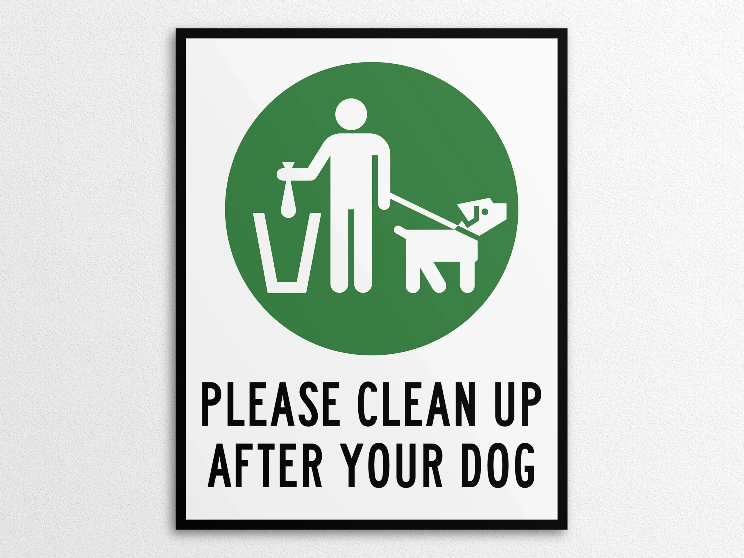 Printable Dog Cleaning Signs