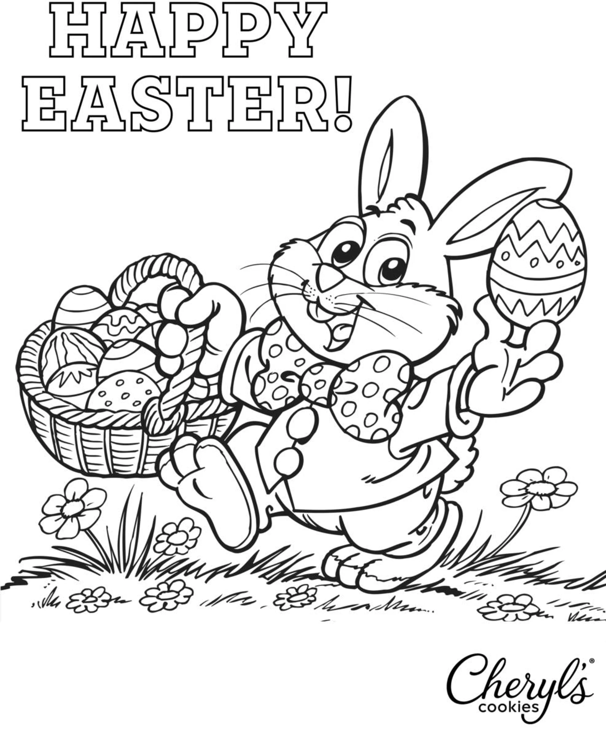 Printable Easter Coloring Pages And Easter Cards Scrumptious Bites