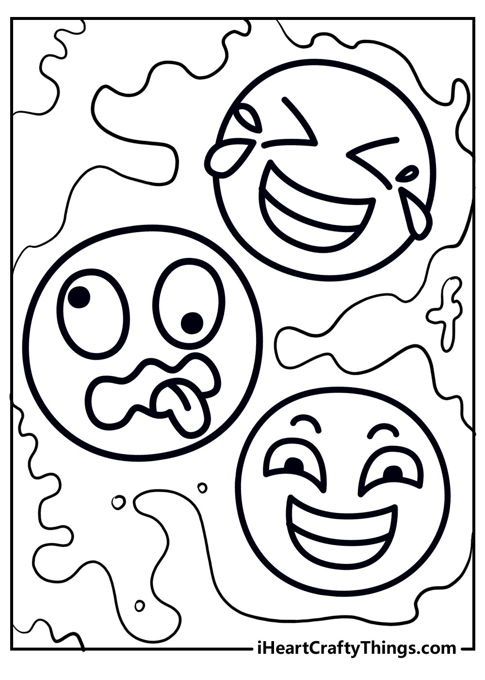 Printable Emoji Coloring Pages Updated 2024 Worksheets Library
