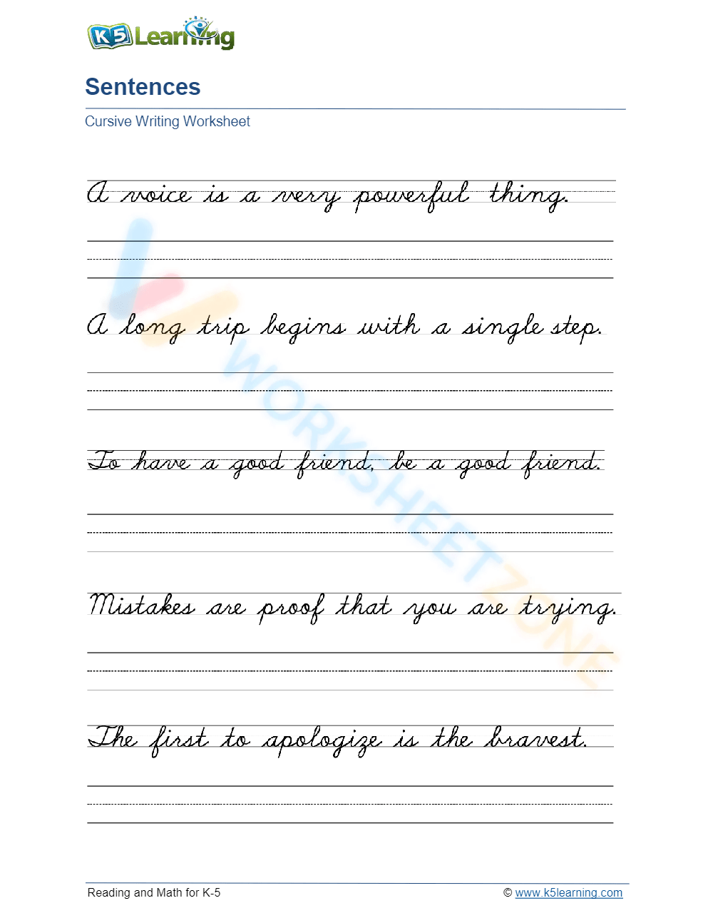 Printable Grade 7 Neat Handwriting Worksheets Download