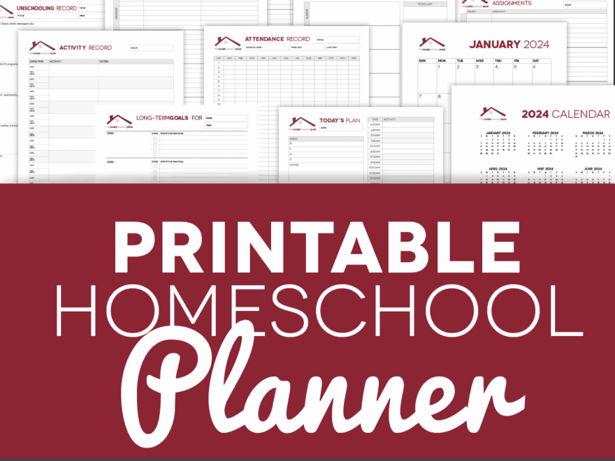 Printable Homeschool Household Planner Pages TheHomeSchoolMom