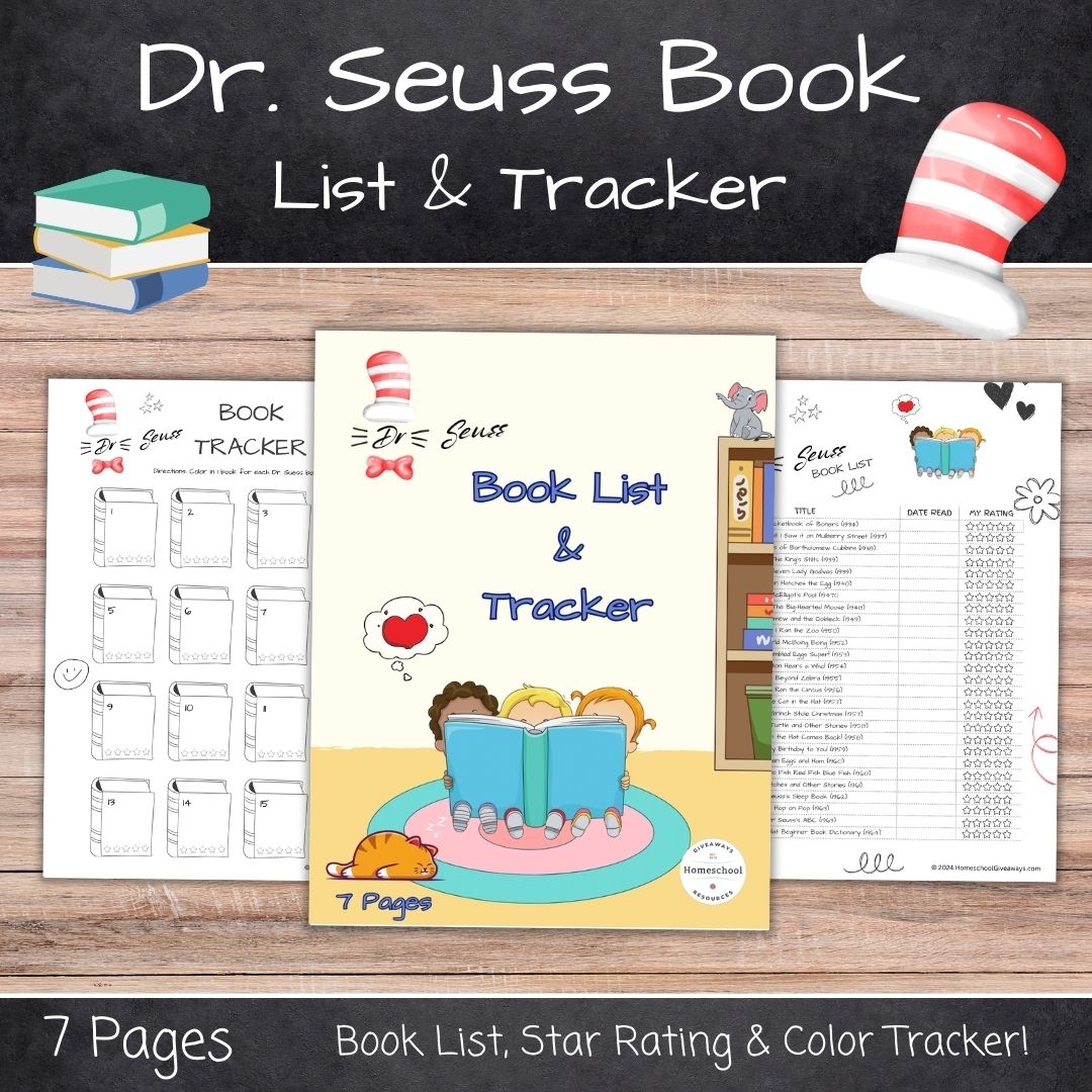 Dr Seuss Book List Printable