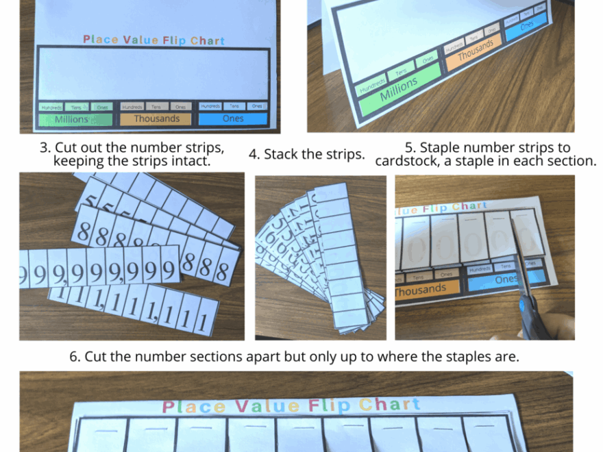 Printable Place Value Chart Games Orison Orchards