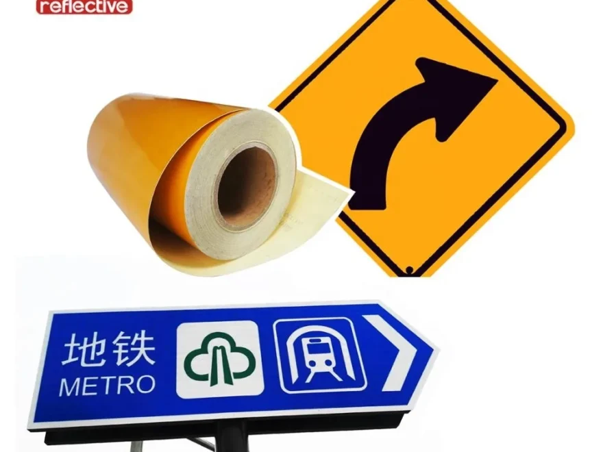 Printable Reflective Vinyl Retro Reflective Sheeting For Road Signs
