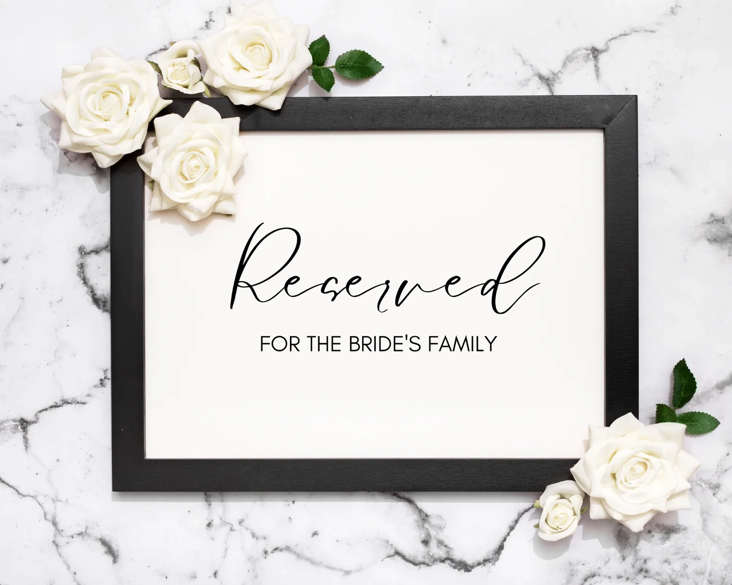 Printable Reserved Signs For Weddings Events Stationery For Lovers