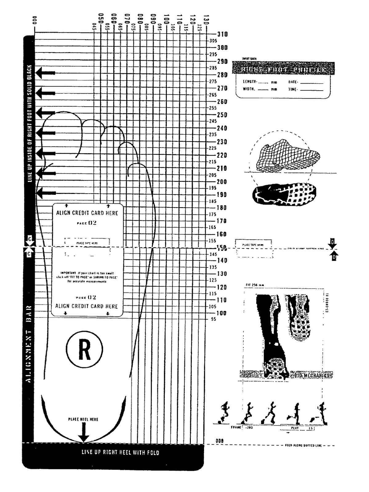 Shoe Sizing Chart Printable Shoe Sizing Chart Printable