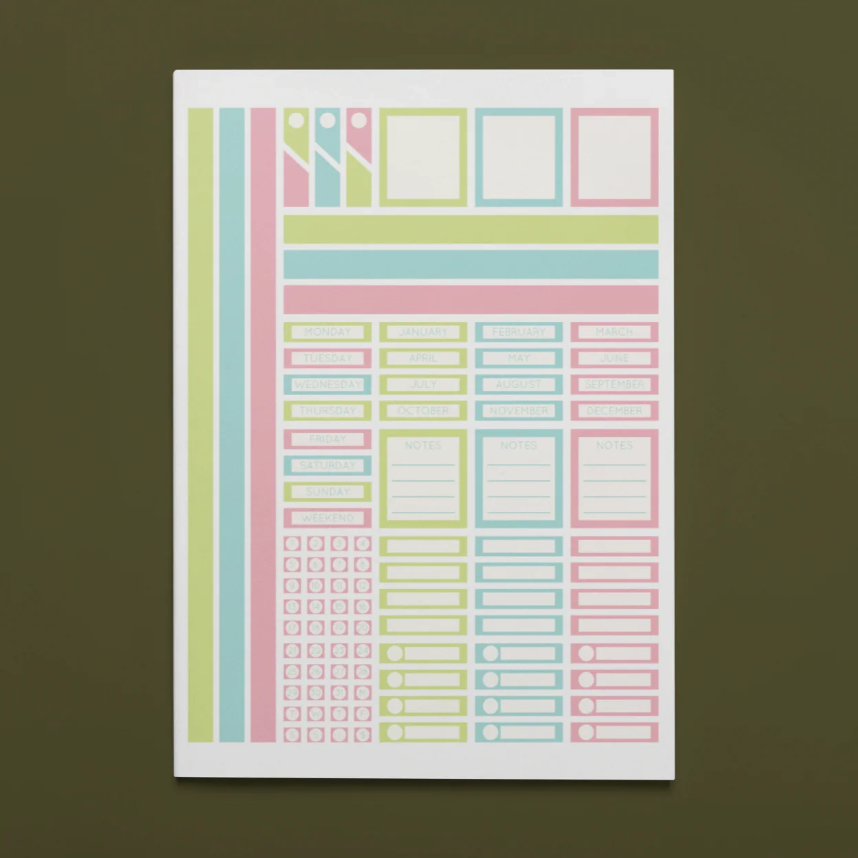 Free Planner Stickers Printable Set