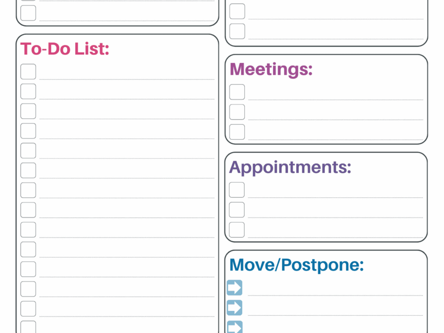 Printable Teacher To Do List FREE PDF