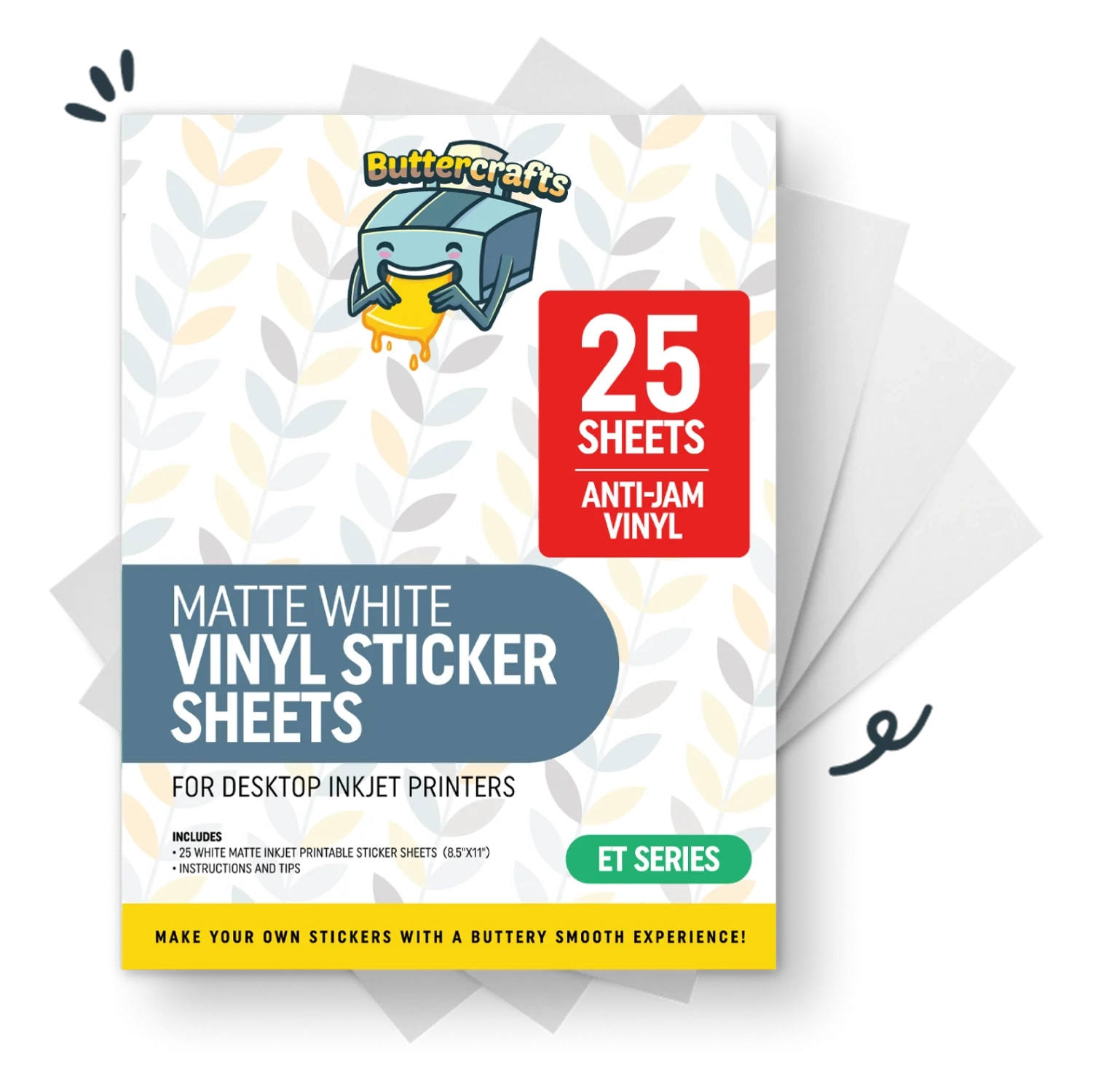 The Paper Studio Printable Vinyl Sheets