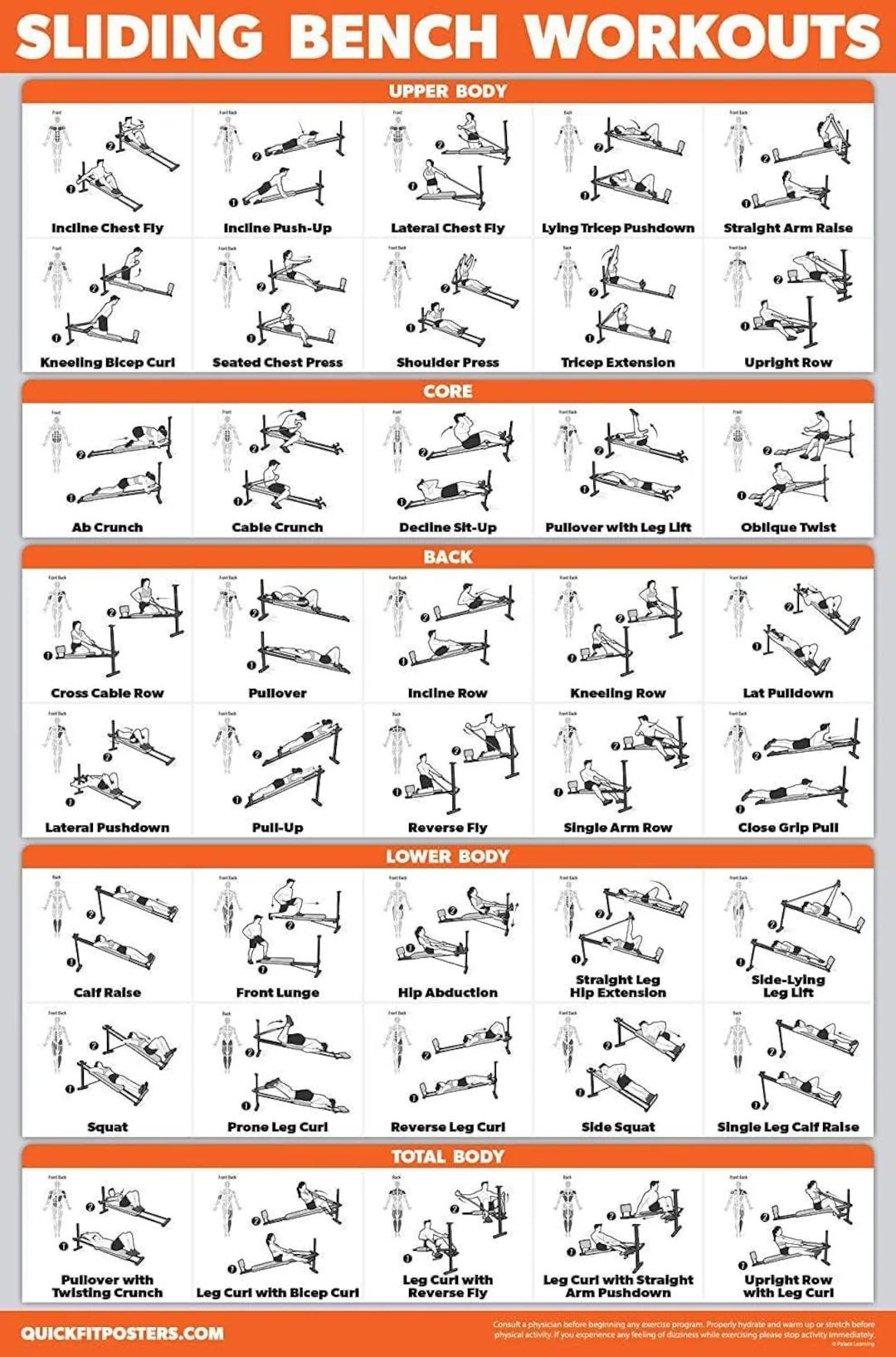 Weider Exercise Chart Printable