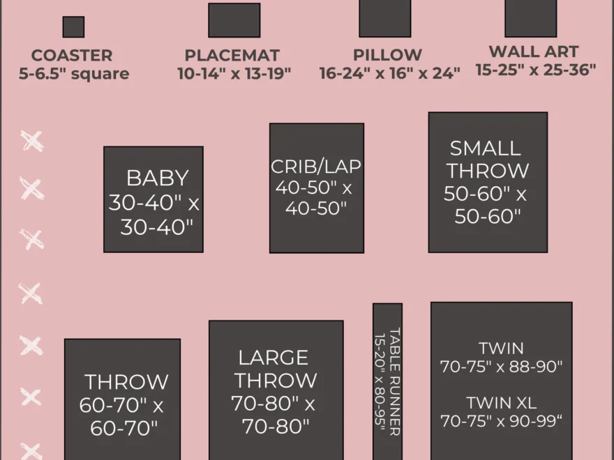 Quilt Sizes 101 Free Printable Lo Behold Stitchery