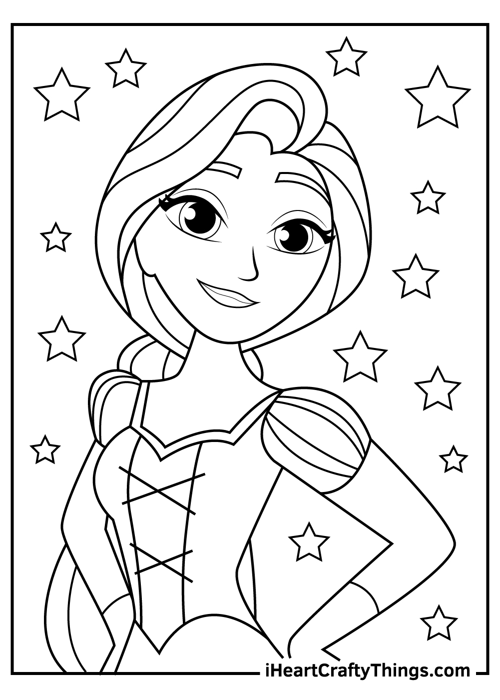 Rapunzel Coloring Sheet Printable