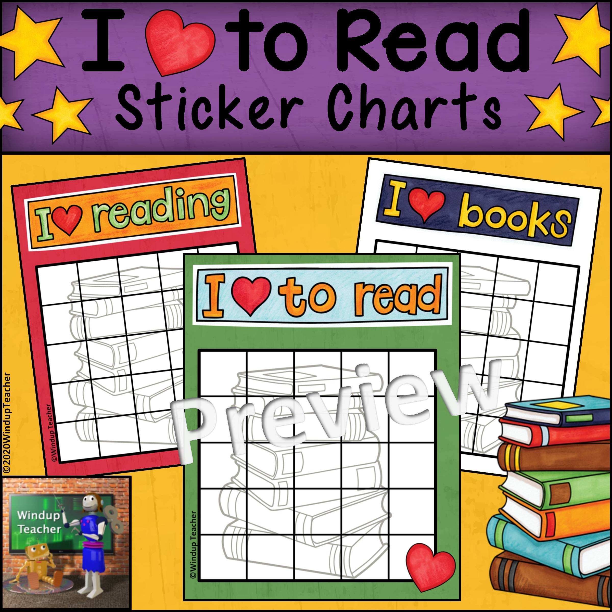 Student Reading Reward Chart Printable