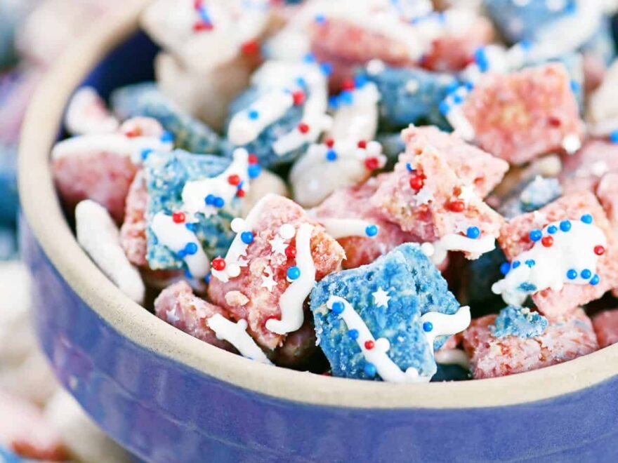 Red White And Blue Puppy Chow Muddy Buddies The Gunny Sack