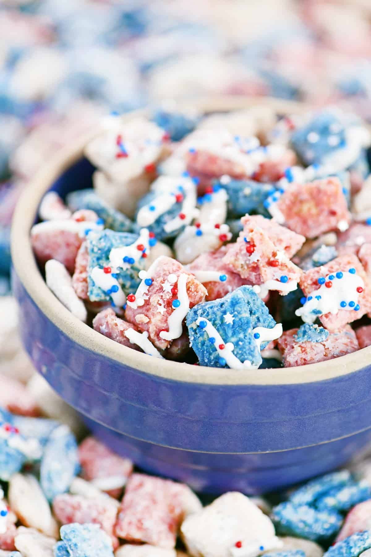 Red White And Blue Puppy Chow Muddy Buddies The Gunny Sack