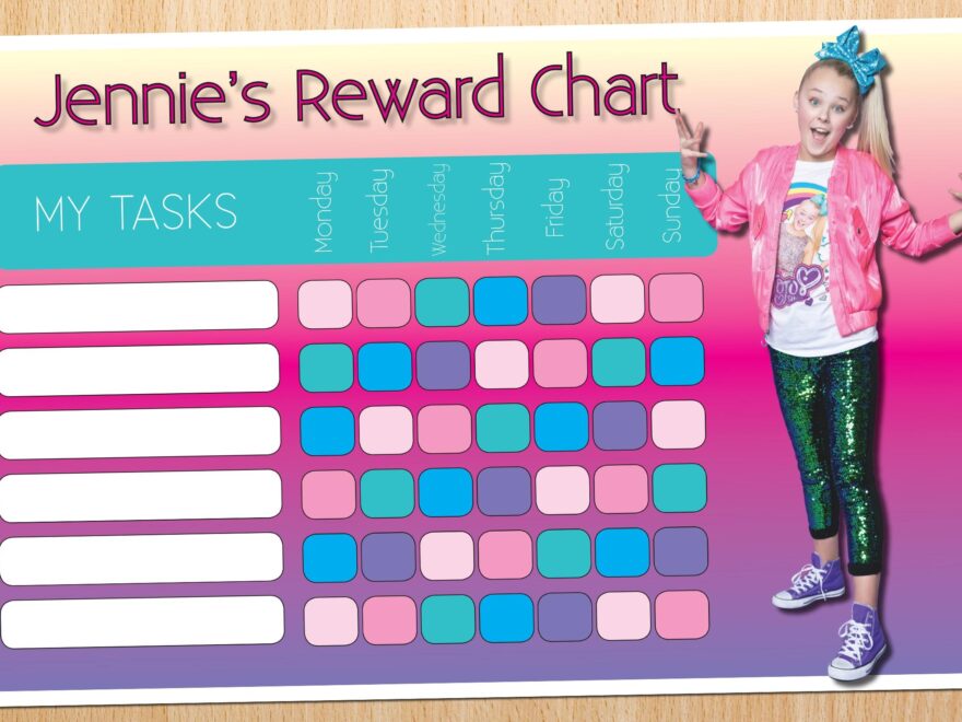 Reward Chart Personalized Digital Download Sticker Chart Jojo Etsy UK