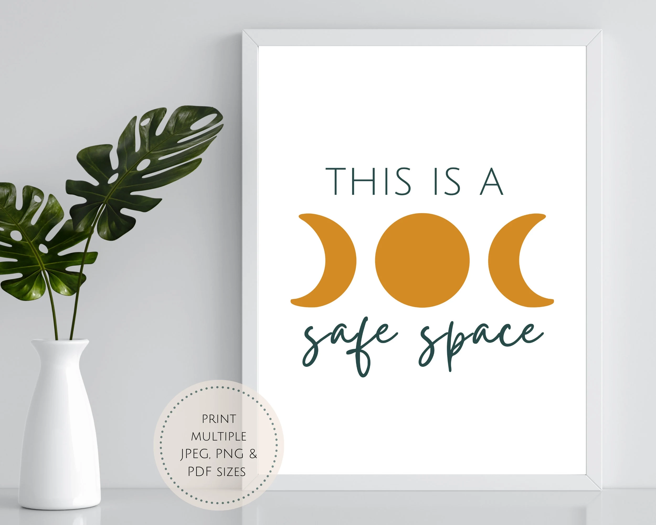 Safe Space Signs Printable