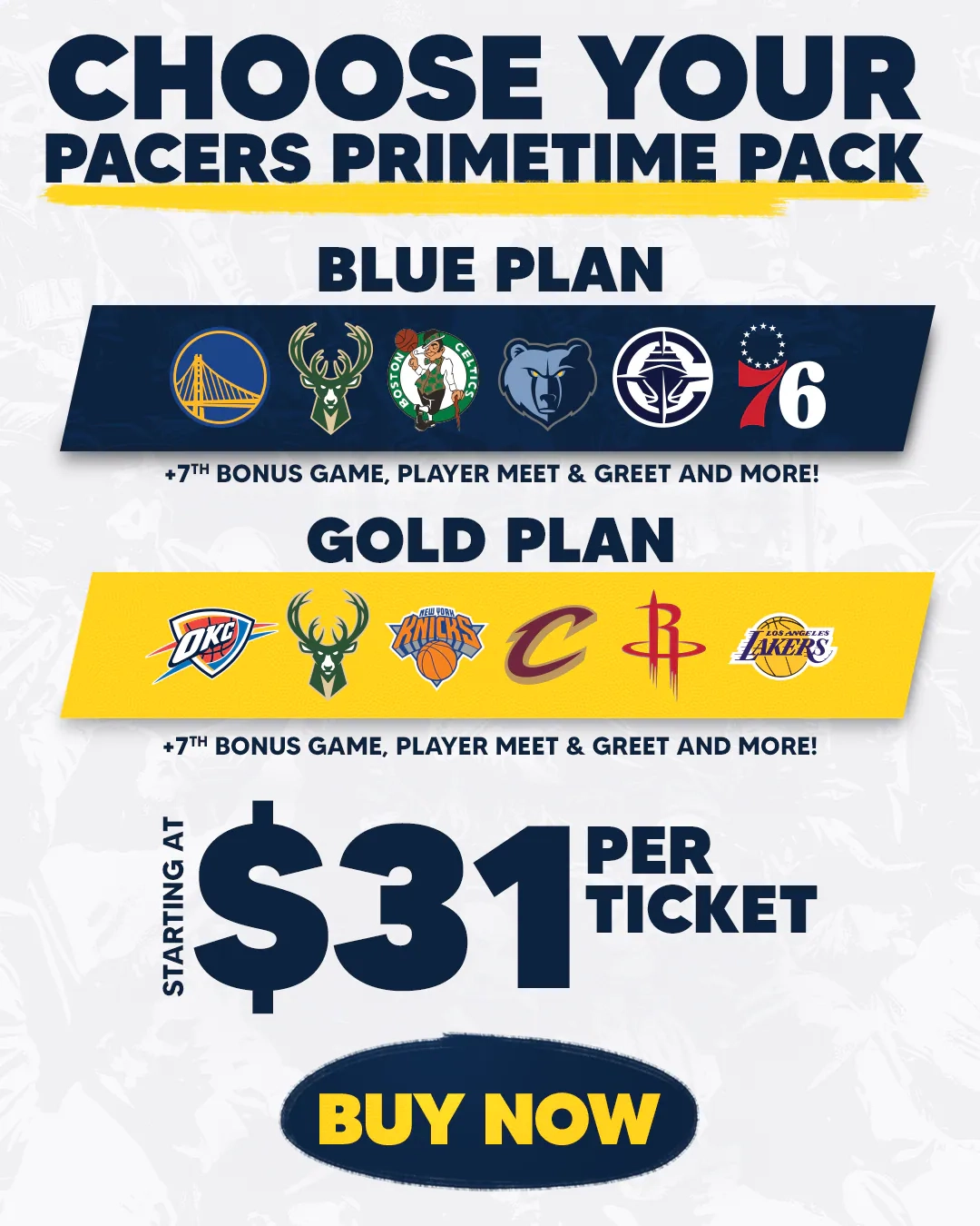 Schedule Indiana Pacers