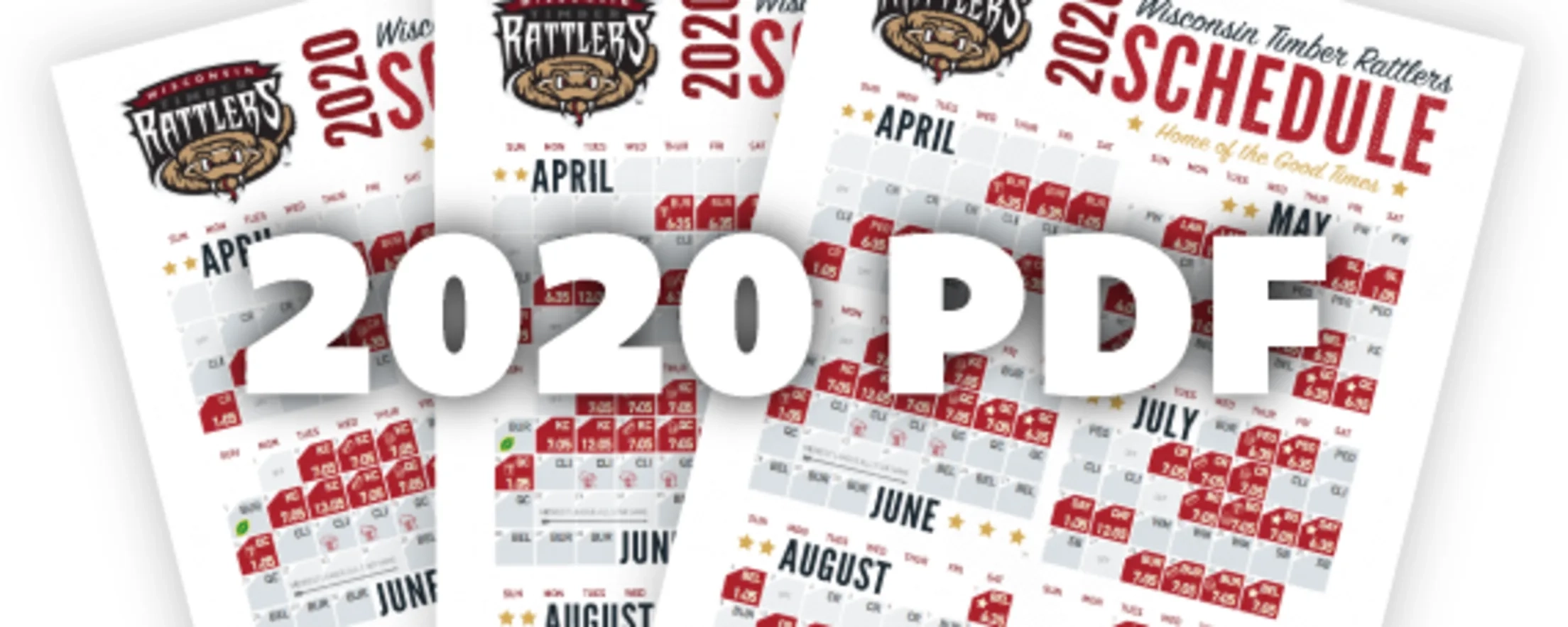 Timber Rattlers Printable Schedule