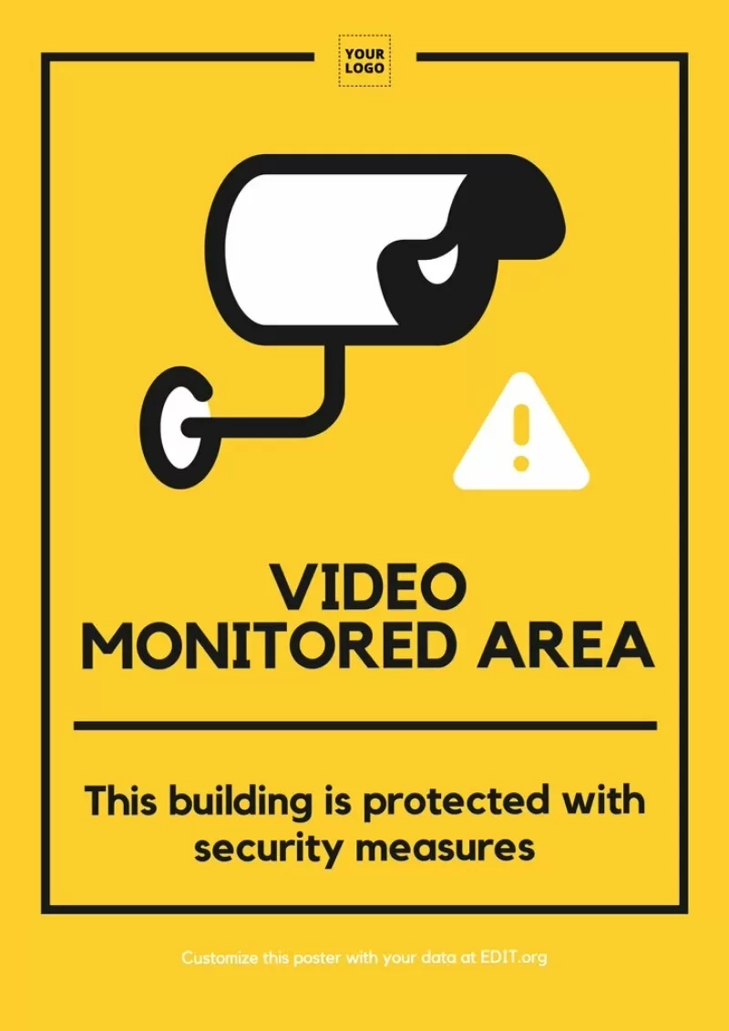 Free Printable Signs Camera Viewing Signs