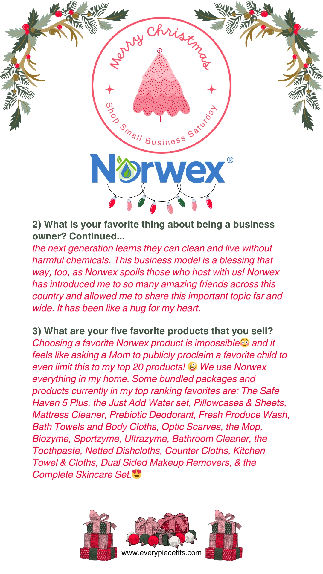 Norwex Wish List Printable