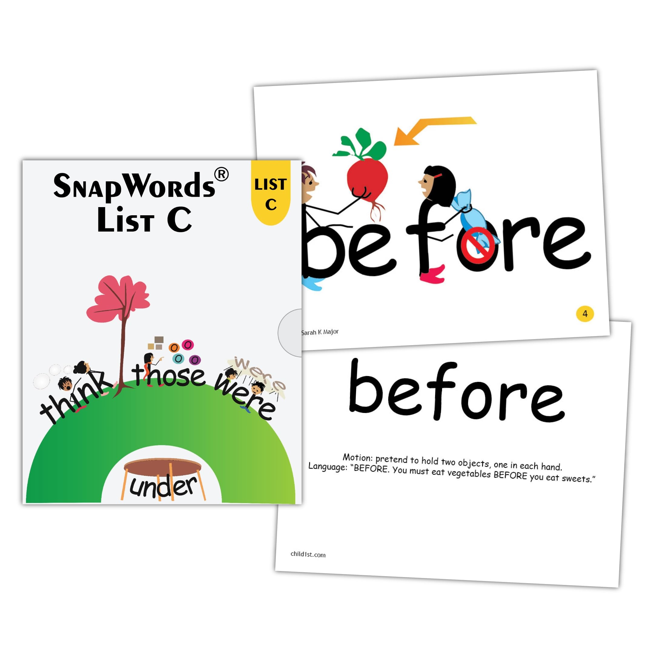 Snapwords List C Sight Words Teaching Cards Esl Ell Multisensory Desertcart Seychelles