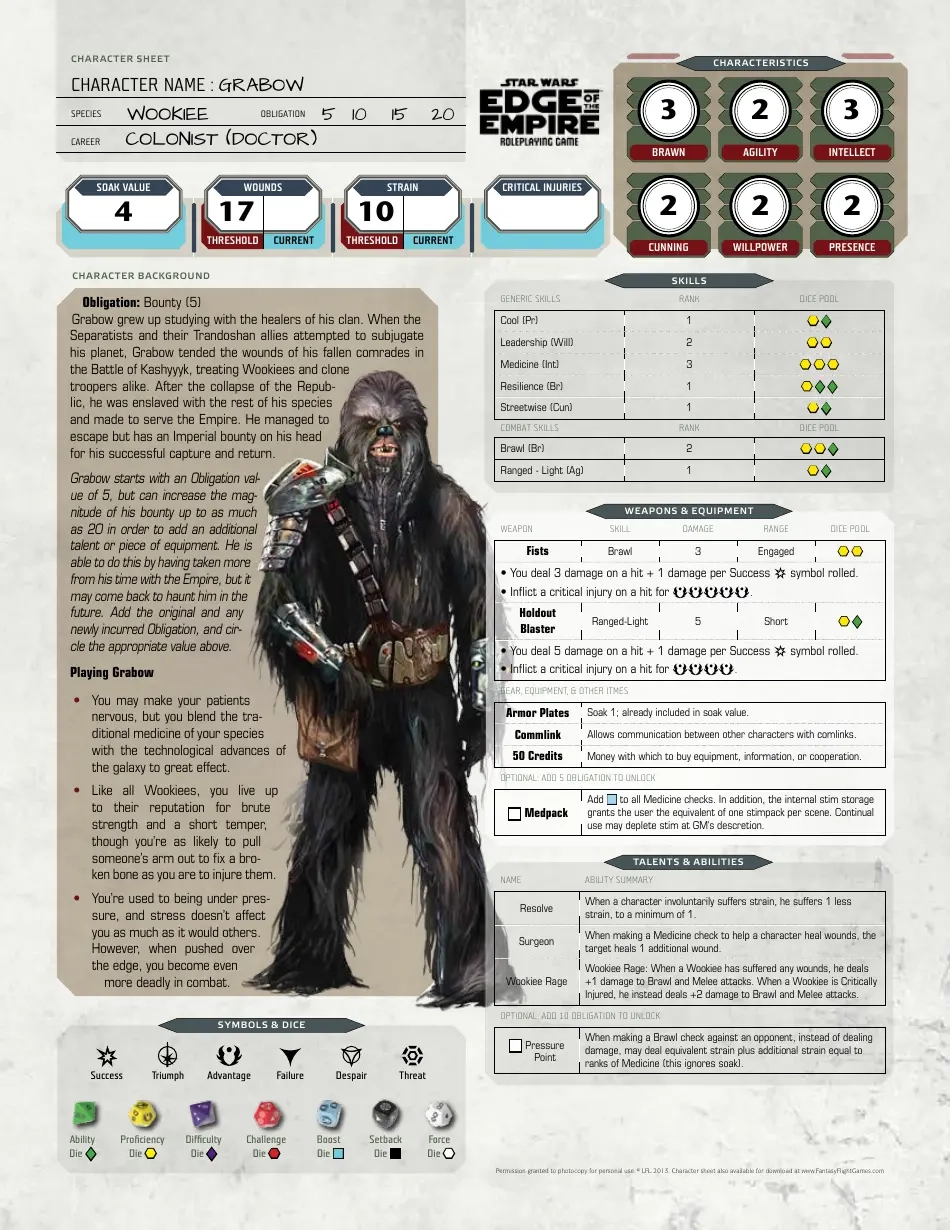 Printable Eote Character Sheet Printable Eote Character Sheet