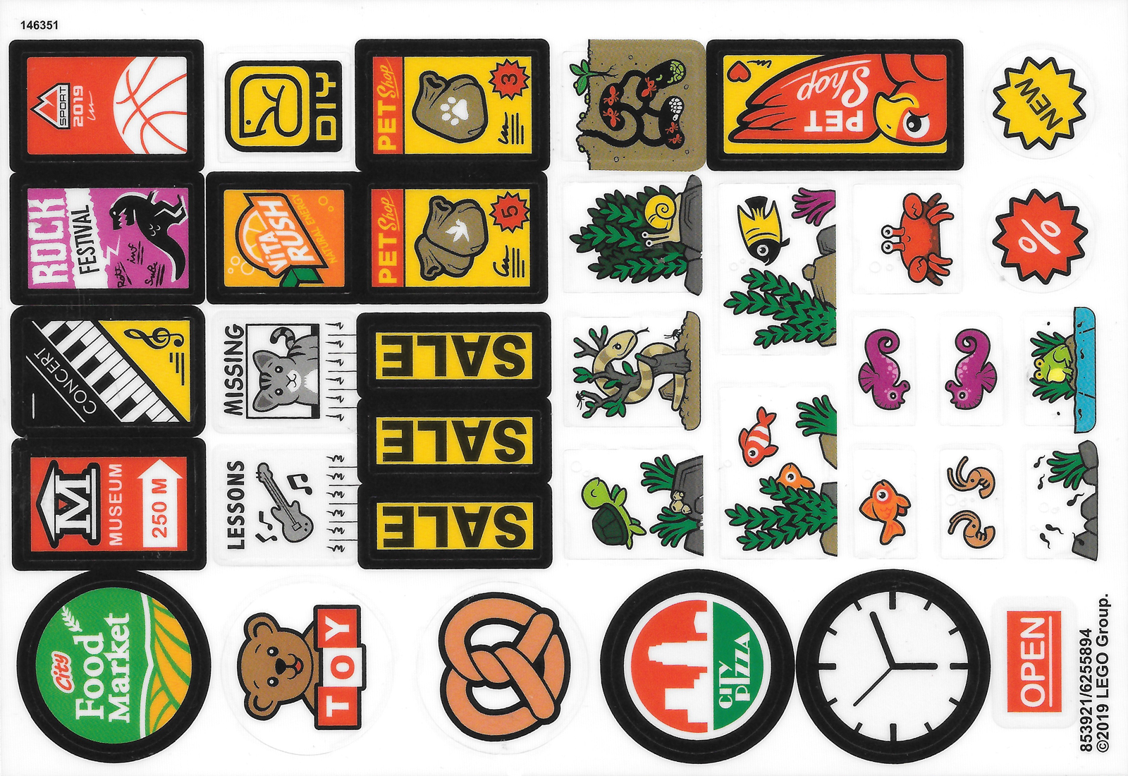 Sticker Sheet For Set 853921 Sheet 2 853921 6255894 Part 853921stk02 BrickLink