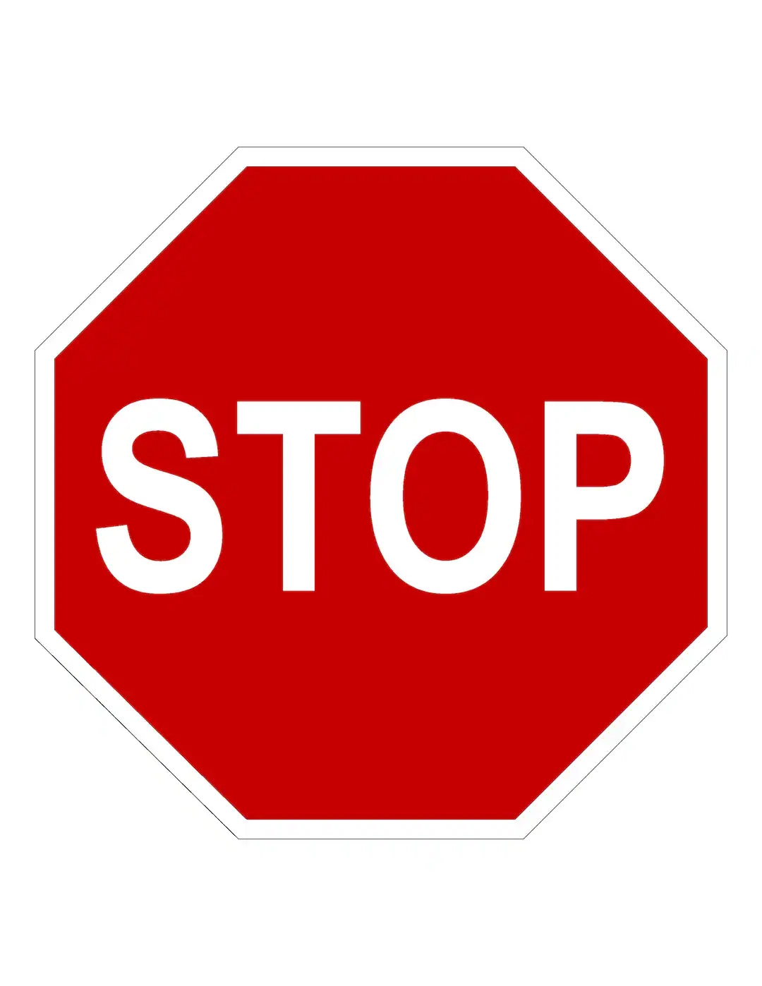 STOP GO Printable Sign Coloring Page Etsy