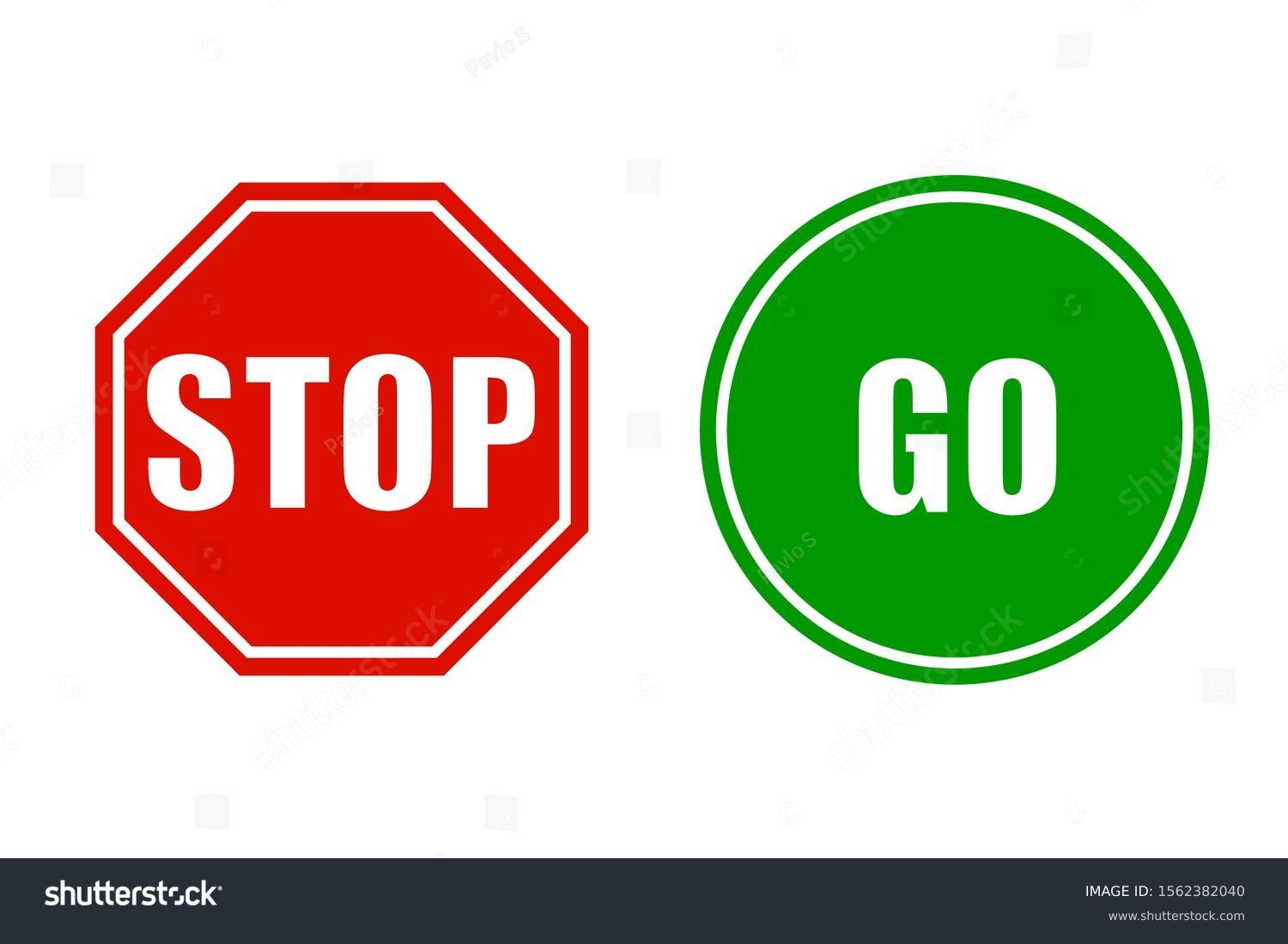 Stop Go Signs Printable