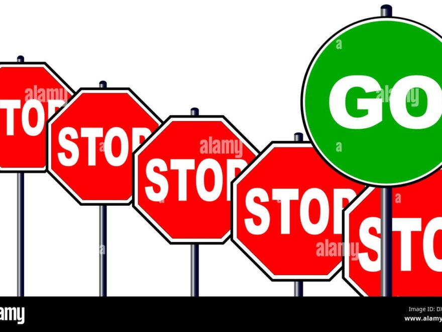 Stop Go Traffic Signs Hi res Stock Photography And Images Alamy