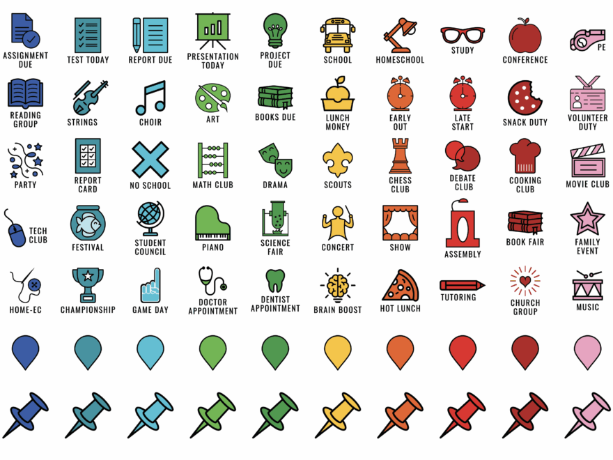 Student Planner Stickers And Clever Ideas For Using Them The Homes I Have Made
