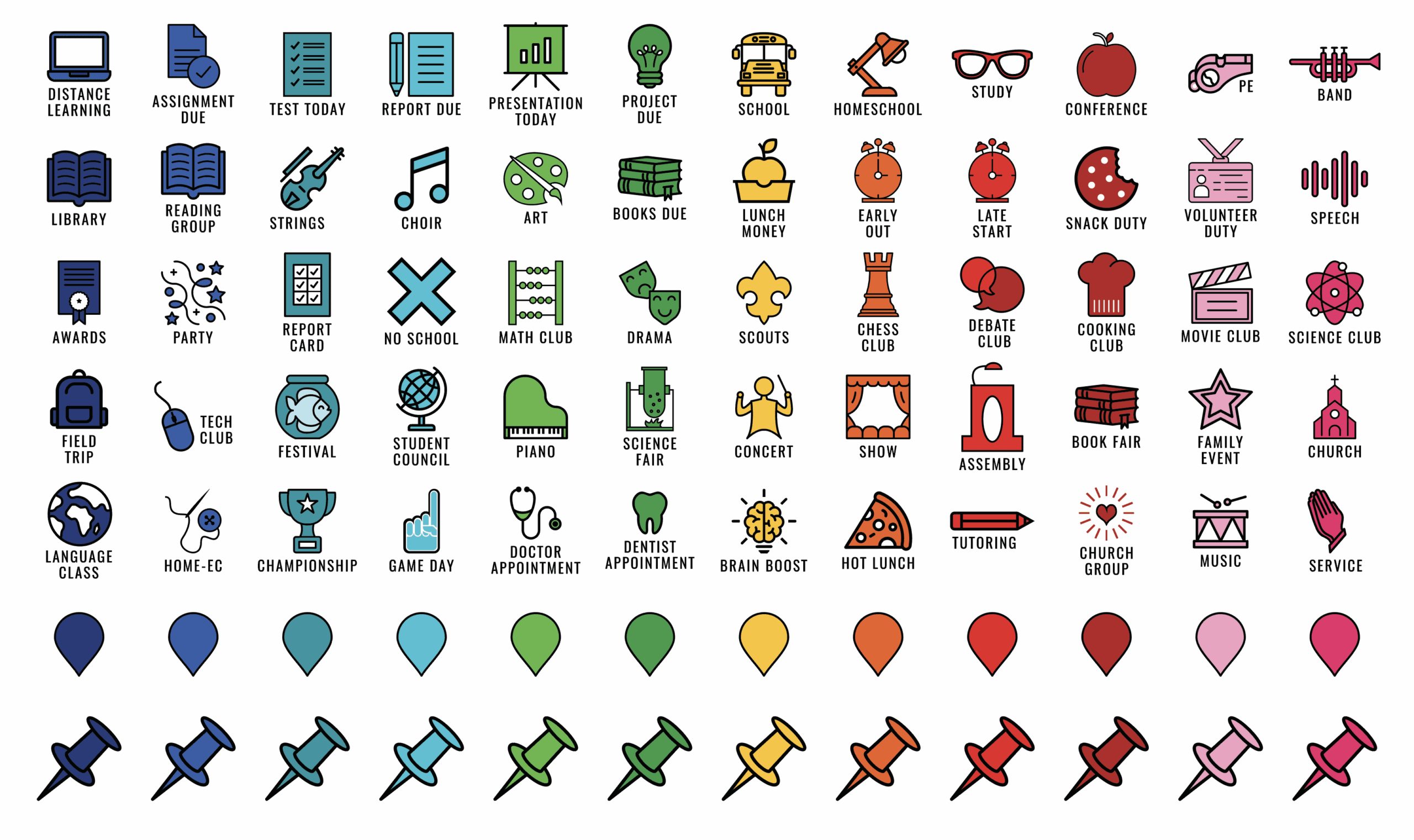 Student Planner Stickers And Clever Ideas For Using Them The Homes I Have Made