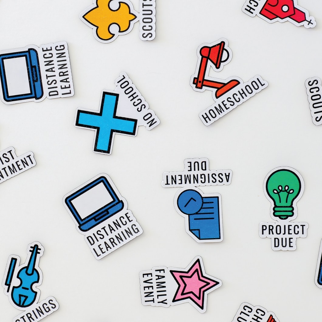 Free Work Planner Printables Icon Stickers