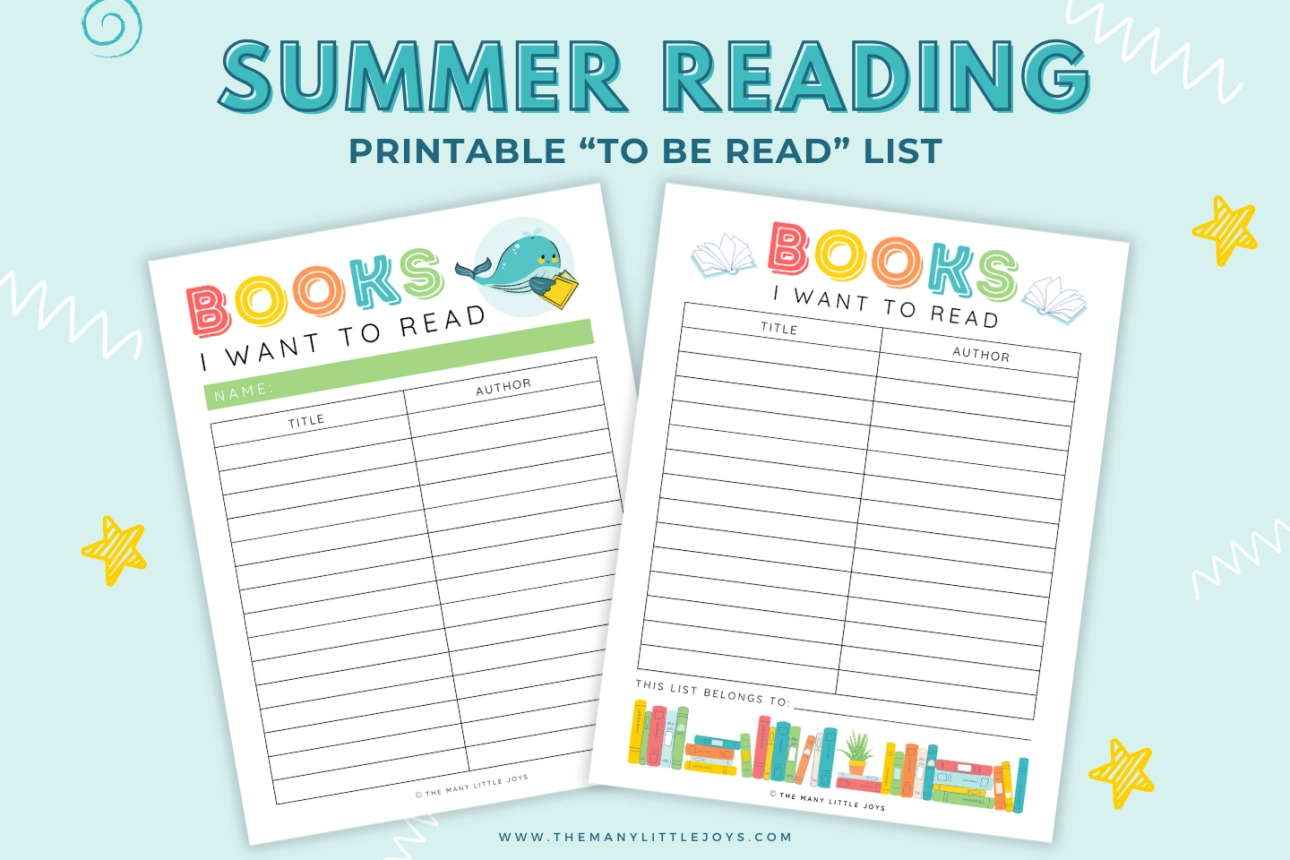 Printable To Read Book List