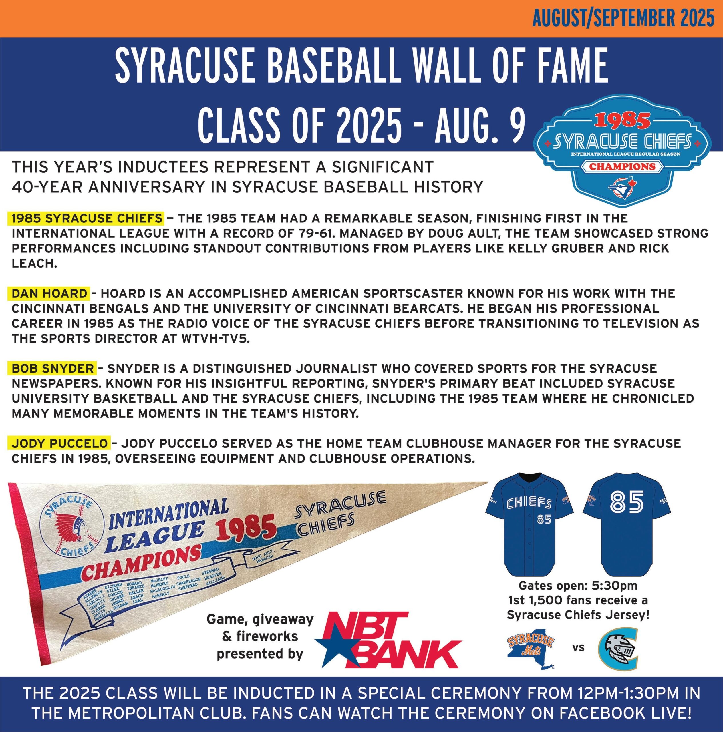 Syracuse Mets Program Mets