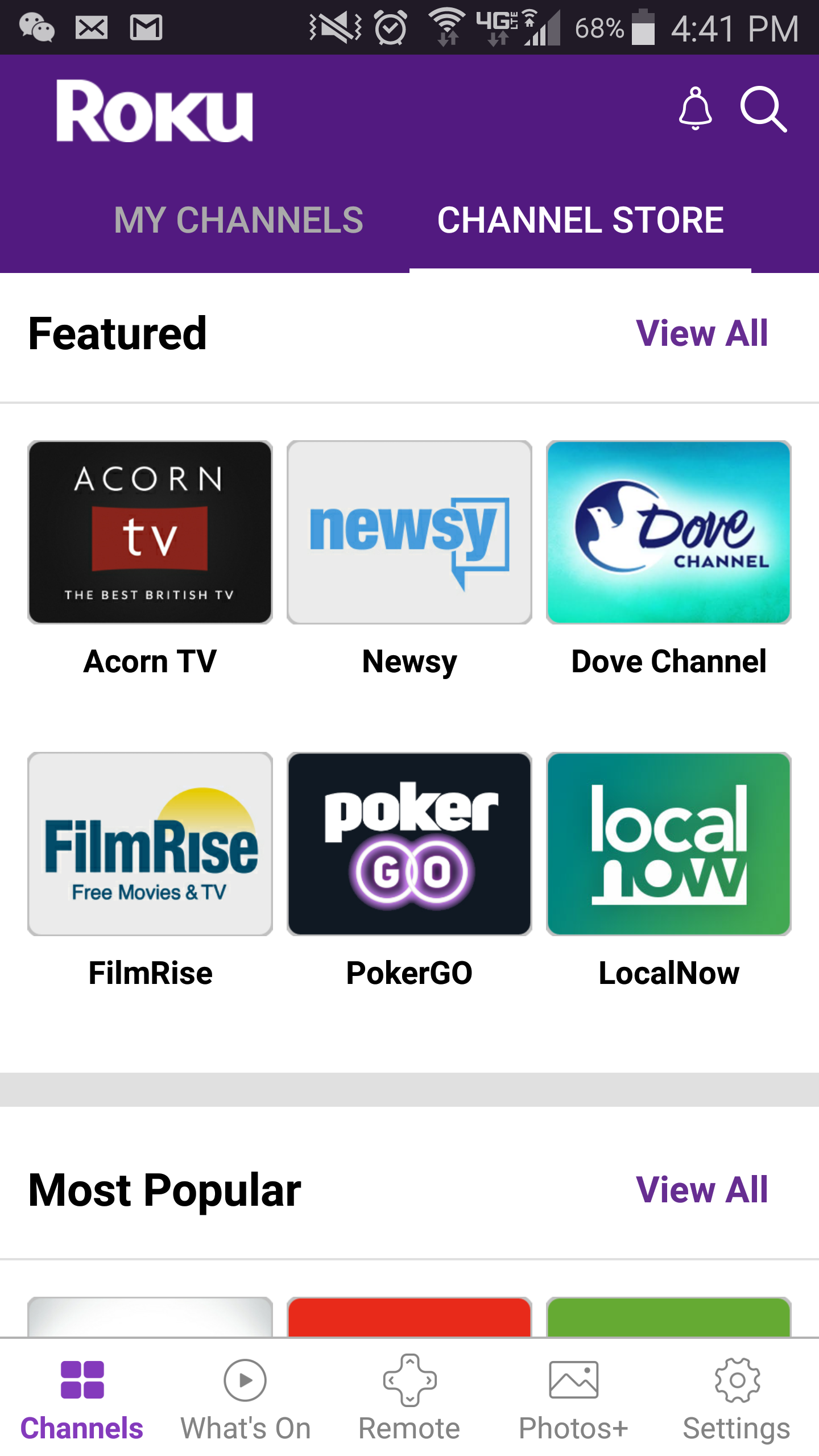 Printable Roku Channel List