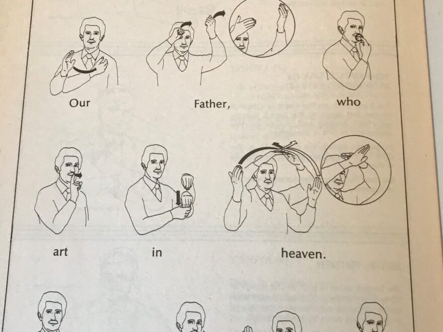 The Lord s Prayer In American Sign Language Spring 2020 Davis United Methodist Church