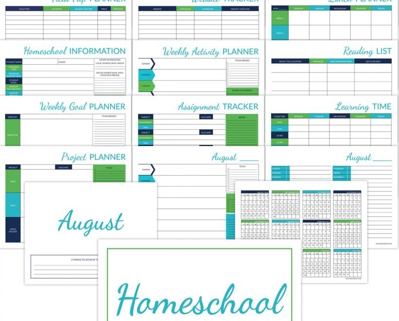 The Ultimate Printable Homeschool Planner Teach Beside Me