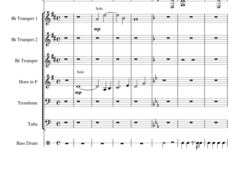 Theme From Fallout 4 Sheet Music For Piano Trombone Tuba Trumpet In B flat More Instruments Mixed Ensemble MuseScore