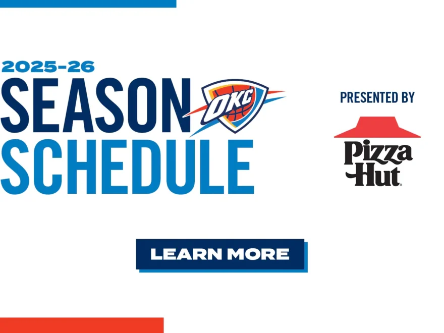 Thunder Announces 2025 26 Regular Season Schedule Oklahoma City Thunder