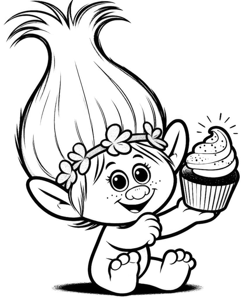 Printable Coloring Sheets Of Trolls