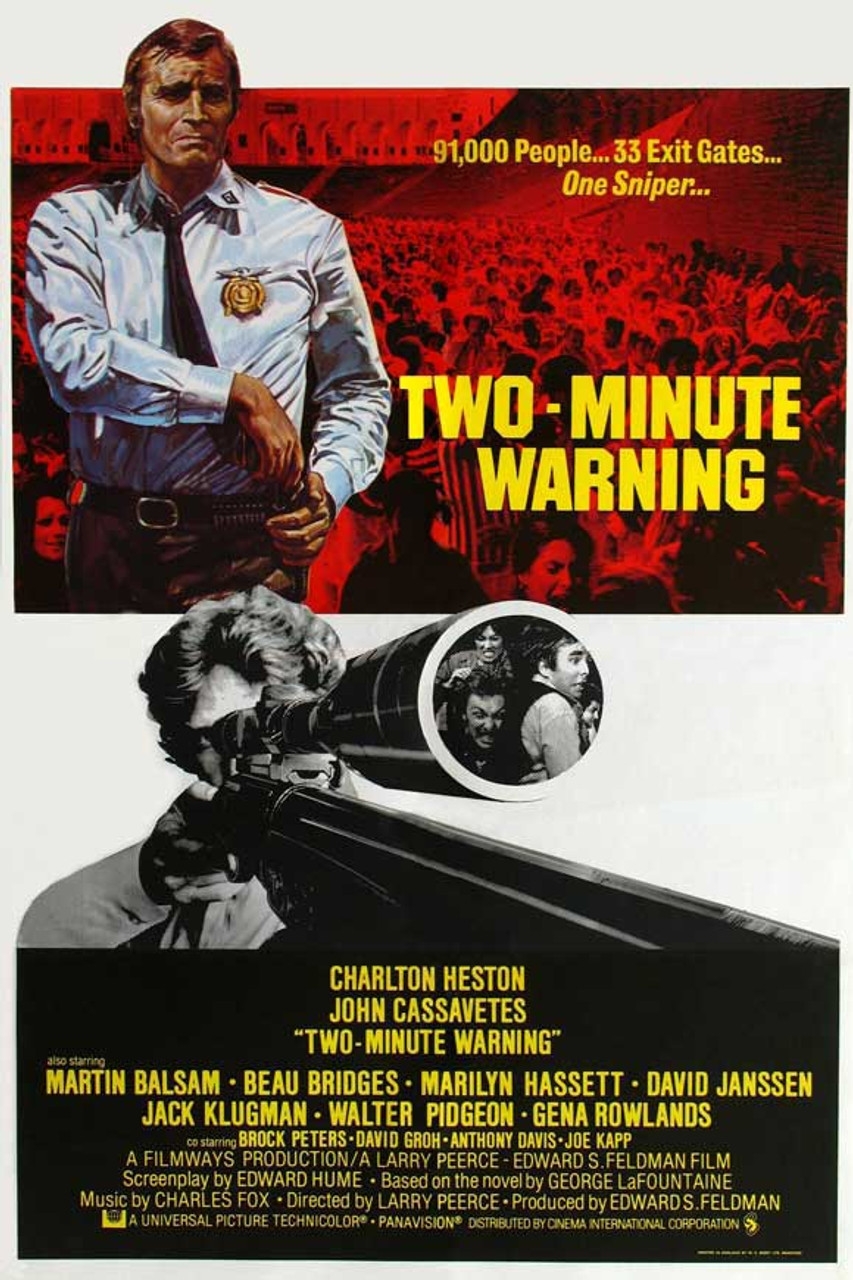 Two Minute Warning Movie Poster Print 27 X 40 Item MOVIJ3313 Posterazzi