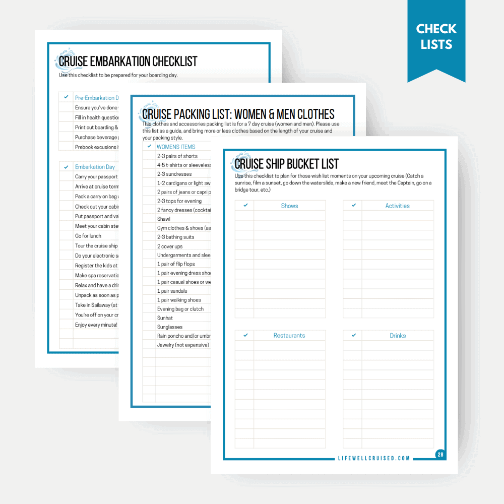 Fre Printable Cruise Clothes Planner