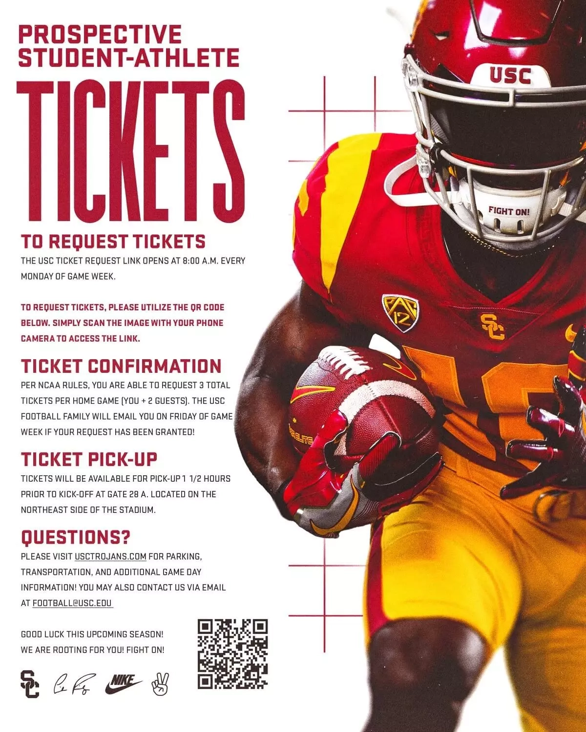 USC Trojans Football Future Schedules USC Athletics