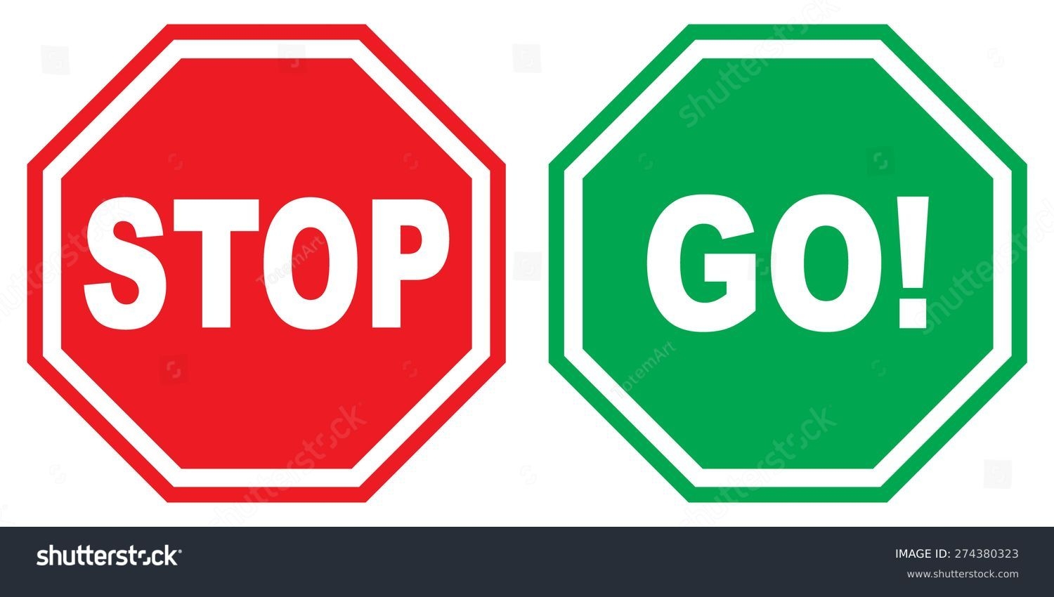 Stop And Go Sign Printable