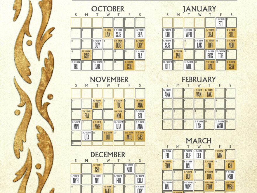 Vegas Golden Knights Schedule Vegas Golden Knights