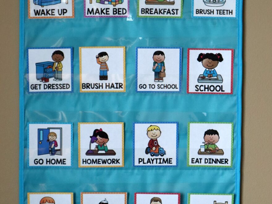 Visual Routine Cards For Before And After School